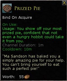 Item: Prized Pie