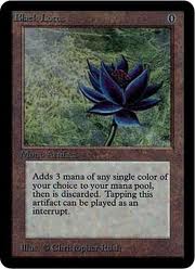 A Black Lotus Card from Magic: The Gathering