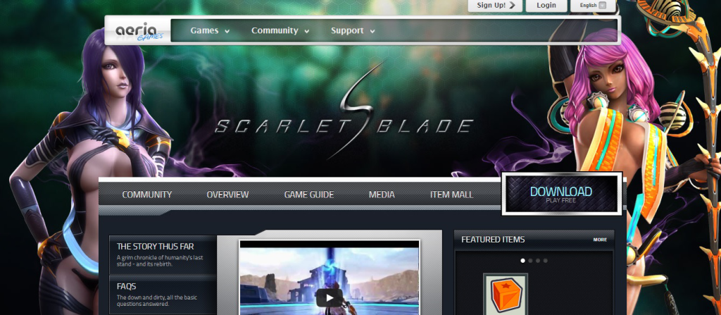 all about scarlet blade private server